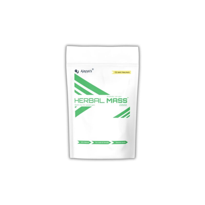 Herbal Mass 2000 Weight Gainer – 15 Days Trial Pack