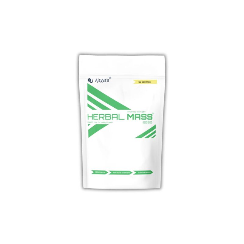 Herbal Mass 2000 Weight Gainer – 1 Month Pack