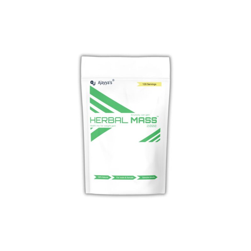 Herbal Mass 2000 Weight Gainer – 2 Months Pack