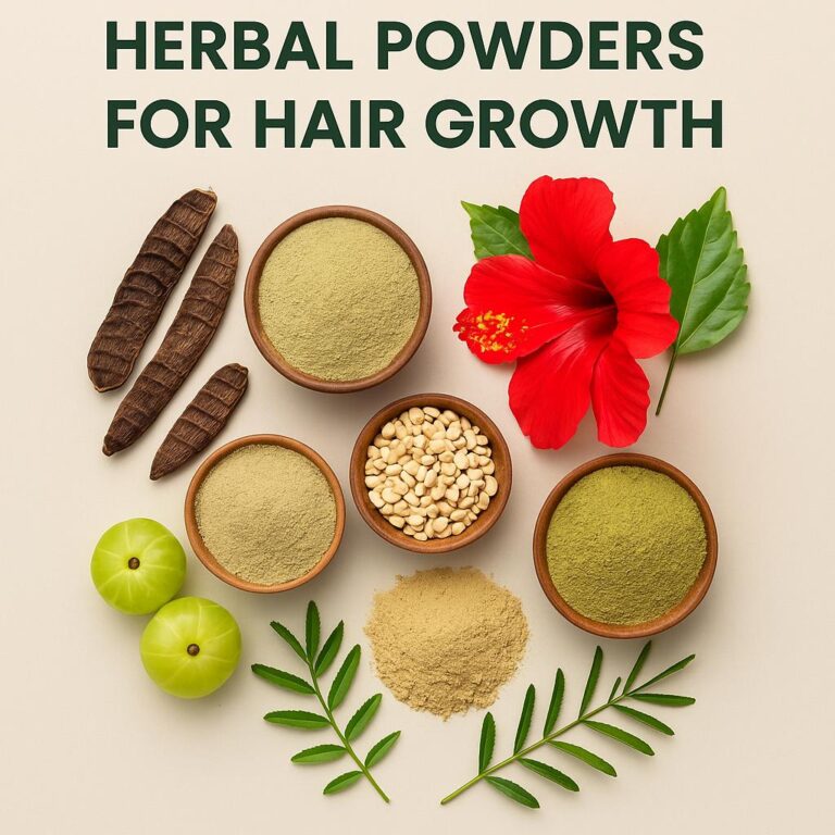Top 5 Herbal Powders for Natural Hair Growth