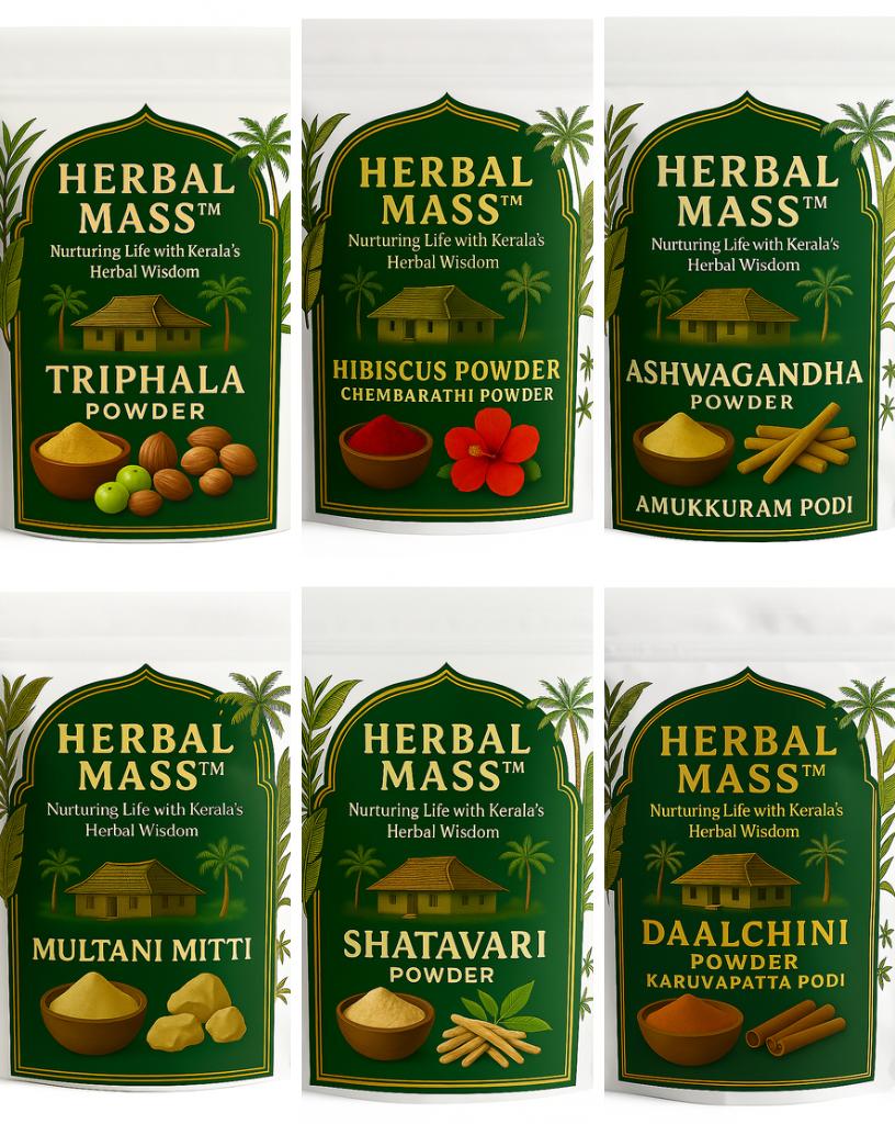 Ayurvedic herbal products by Herbal Mass